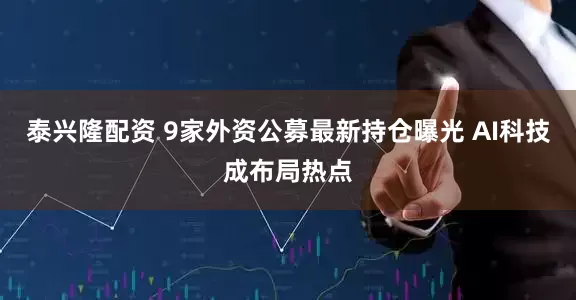 泰兴隆配资 9家外资公募最新持仓曝光 AI科技成布局热点